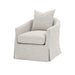 Single French Style Accent Sofa Chair, Linen Upholstered Living Room Lounge Armchair