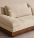Luxurious Italian Minimalist Fabric L-Shape Sofa for Modern Living Rooms