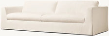 Modern Fabric Double Sofa Couch, Elegant Minimalist Living Room Furniture