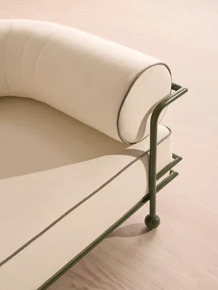 Modern Fabric Sofa Chaise for Living Room, Bedroom, Hotel Comfort