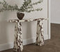 Luxurious Tostone Calacatta Viola Marble Rectangle Console Table for Elegant Spaces