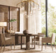 Modern Luxury Oak Wood Round Bronte Dining Table Custom Sized
