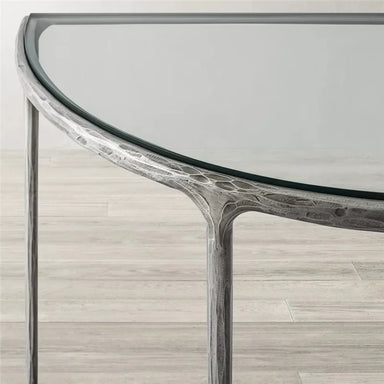 Luxurious Modern Marble Top Side Table with Sleek Metal Legs for Home and Hotel Decor