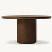 Premium Solid Wood Round Dining Table - Custom Sizes, Restaurant & Hotel Quality