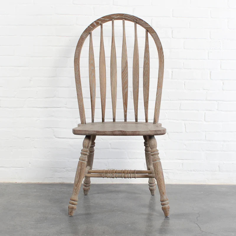 Premium Solid Oak High Back Oval Dining Chair for Restaurant & Home