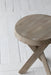 Mid-Century Vintage Reclaimed Wood Multifunctional Side Table, End Table, Stool