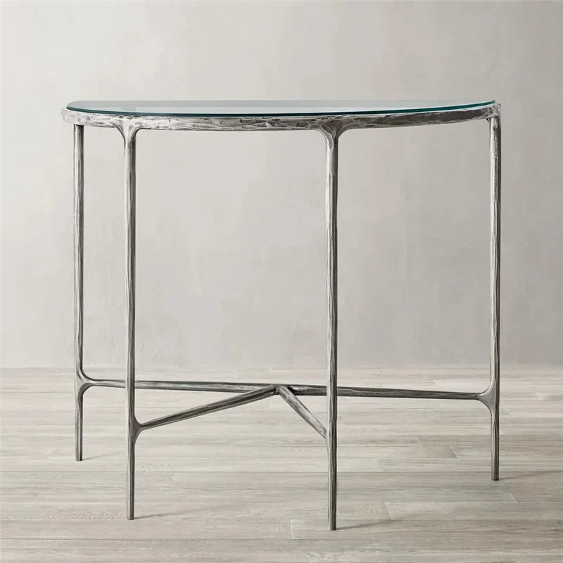 Luxurious Modern Marble Top Side Table with Sleek Metal Legs for Home and Hotel Decor