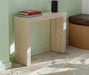 Luxurious Natural Travertine Console Table for Elegant Entryway Living Room