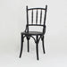 Elegant French Antique Black Oak Wood Chiavari Dining Chair for Events