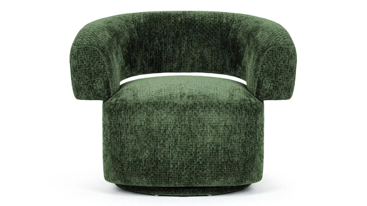 Emerald Velvet Swivel Accent Chair: Plush Rotating Lounge Armchair for Living Room