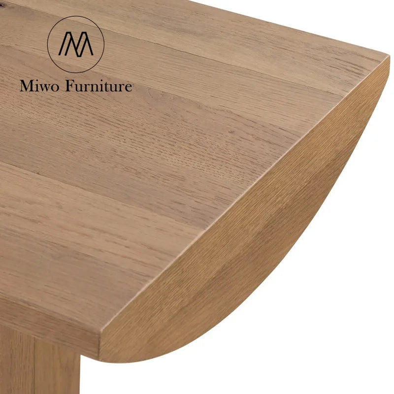 Modern Nordic Solid Wood Narrow Hallway Entry Console Table