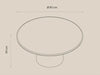 Premium Solid Natural Beige Travertine Round Coffee Table for Chic Interiors