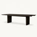 Elegant American Solid Wood Extendable Dining Table for Modern Homes