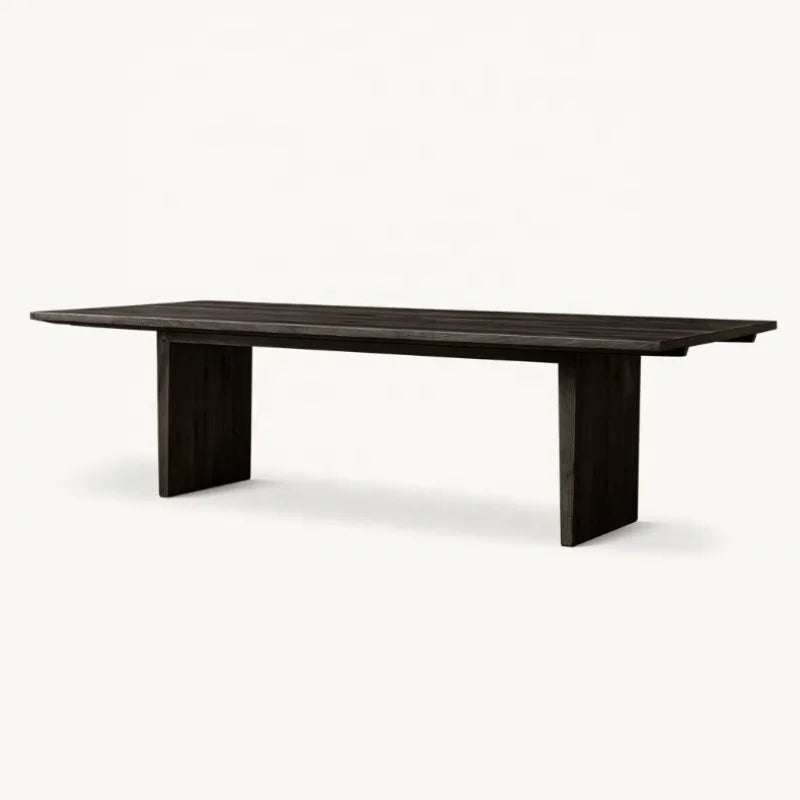 Elegant American Solid Wood Extendable Dining Table for Modern Homes