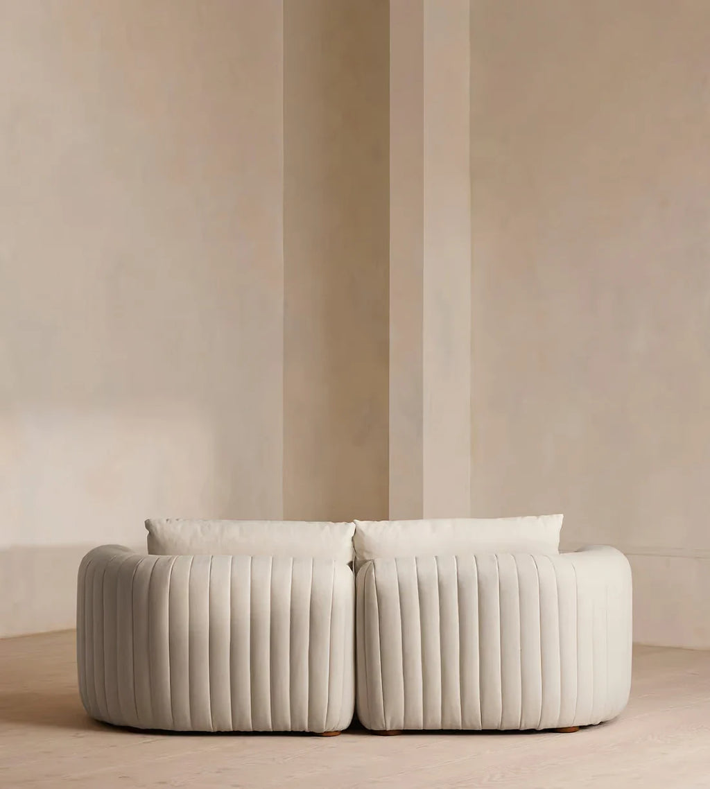 Luxurious Ordecor Vivienne Boucle Fabric Modular Sectional Sofa Set U-Shape