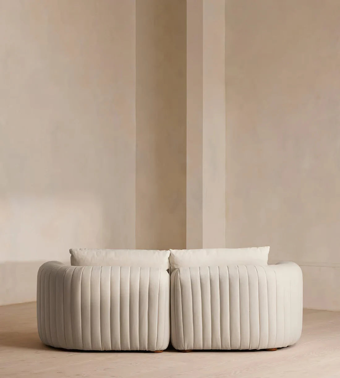 Luxurious Ordecor Vivienne Boucle Fabric Modular Sectional Sofa Set U-Shape