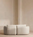 Luxurious Ordecor Vivienne Boucle Fabric Modular Sectional Sofa Set U-Shape