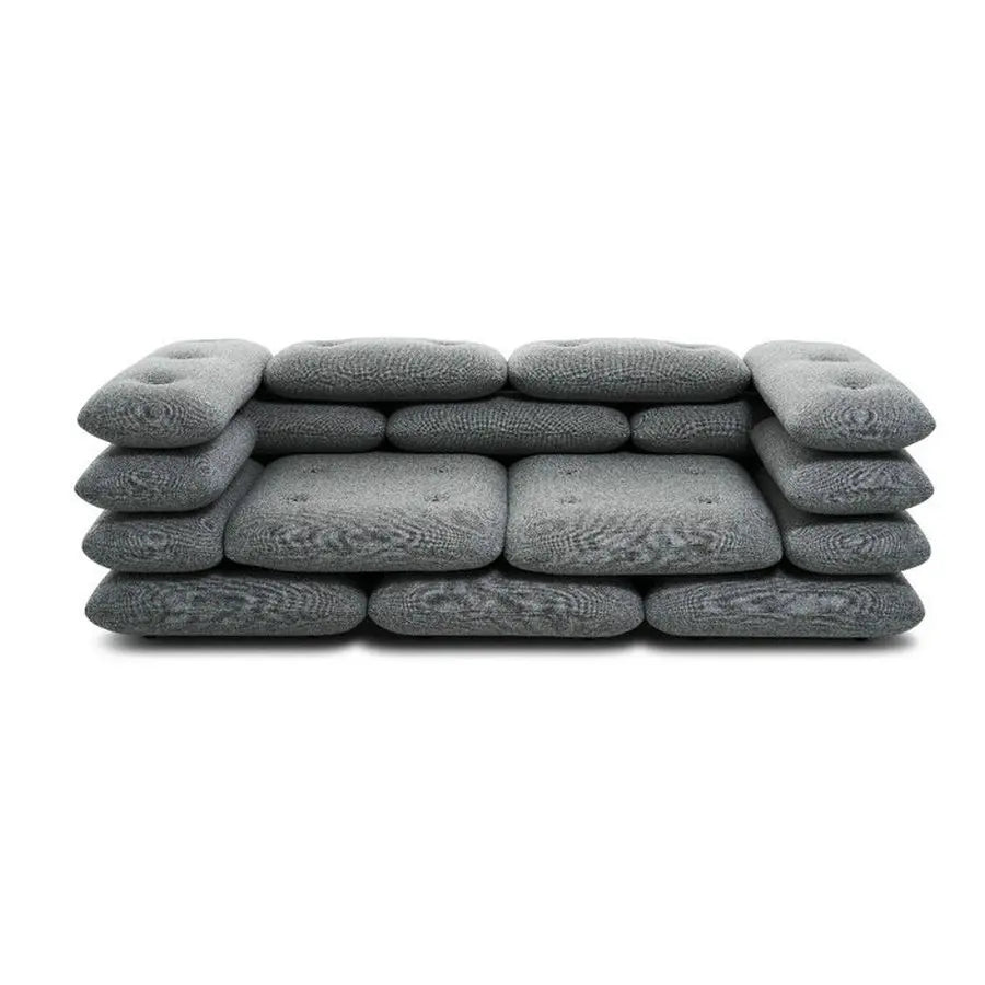 Modern Modular Velvet Fabric Sectional Sofa Set - Luxurious Living Room Couch