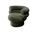 Chic Modern Boucle Accent Chair Cozy Living Room Lounge Furniture