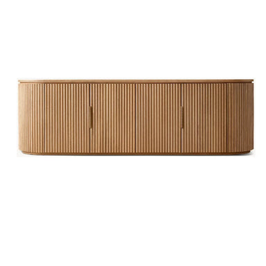 Modern Luxury Solid Oak Wood Sideboard Cabinet with 4 Drawers