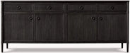 Luxury Solid Oak Wood Sideboard Dresser - Modern Living Room Bedroom Storage