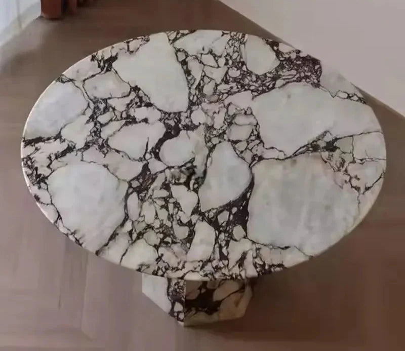 Tostone Catacatta Viola Natural Marble Coffee Table for Modern Living Room