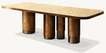 Classic Luxury Solid Oak Dining Table - Handcrafted, Elegant, Residential, Hotel