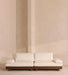 Luxury Fabric Single Sofa Chair with Wooden Legs - Modern Living Room Chaise