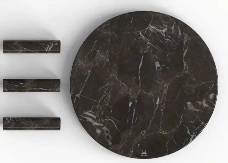 Luxurious Oval Natural Travertine Coffee Table for Contemporary Home Decor
