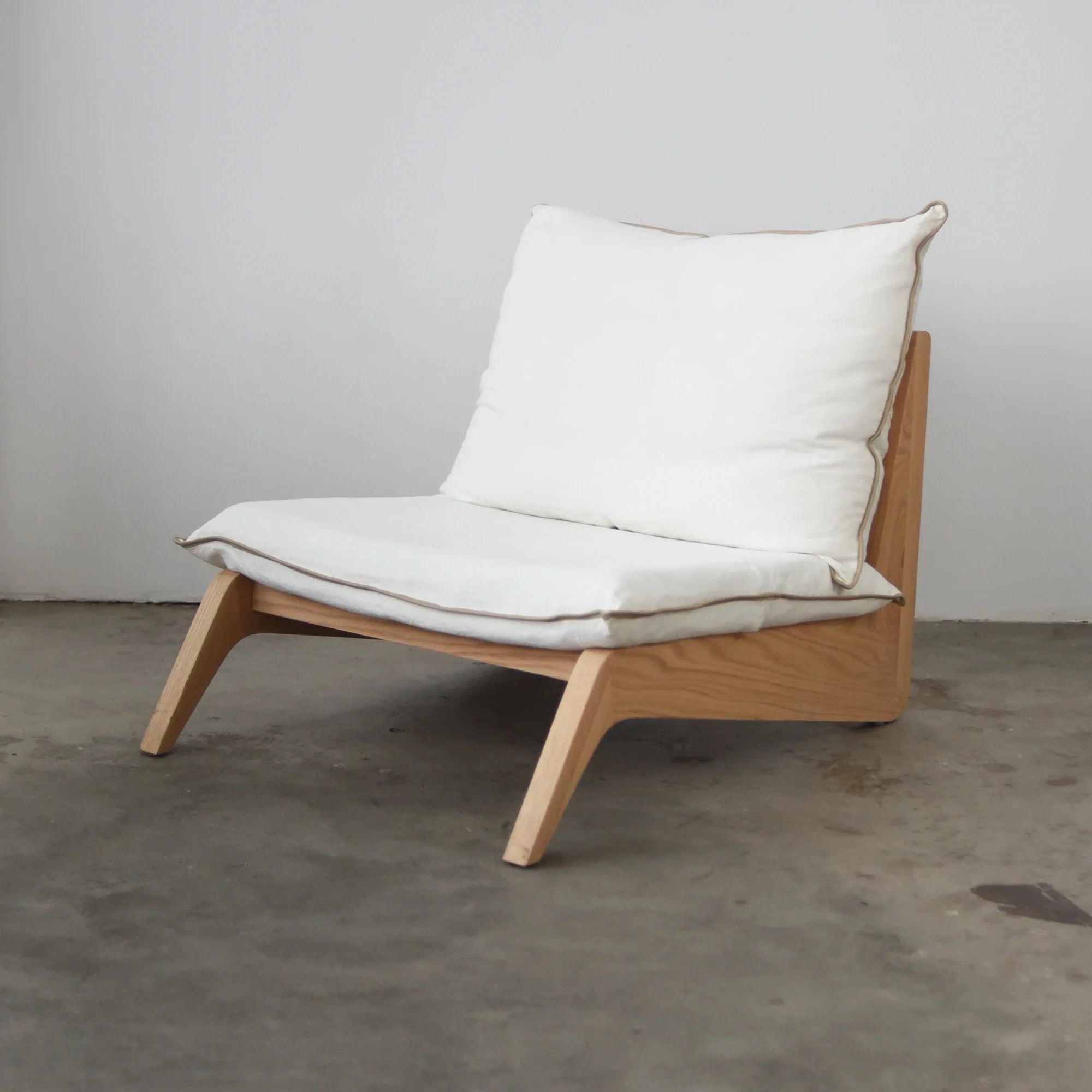 Plush White Boucle Fleece High Back Club Chair - Modern Living Room