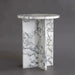 Elegant Green Italian Marble Side Table - Durable Modern Coffee Table Accent