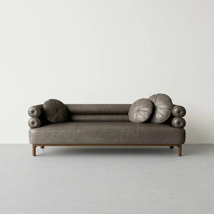 Elegant Mid-Century Modern Linen Fabric Sectional Sofa Set for Spacious Living Rooms