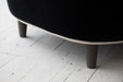 Luxury Velvet Upholstered Single Sofa Chair with Oak Feet