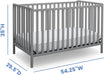 Versatile 4-in-1 Convertible Wooden Baby Crib: Infant, Toddler, Daybed, Full Bed