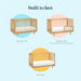Versatile 3-in-1 Wooden Baby Crib: Easy Assembly, 4-Height Adjustable Mattress