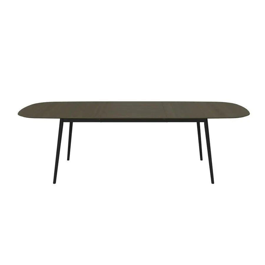 Nordic Modern Luxury White Extendable Oval Dining Table for 12 Seaters