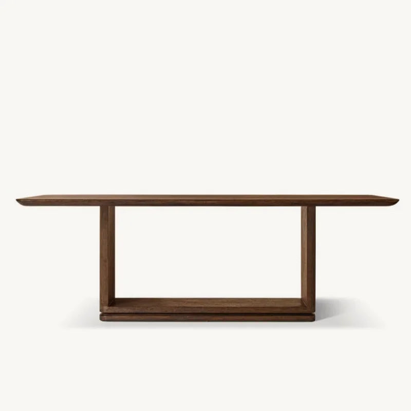 Premium American Solid Wood Dining Table, Customizable for Home & Hotel