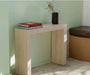 Luxurious Natural Travertine Console Table for Elegant Entryway Living Room