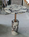 Tostone Modern Calacatta Viola Marble Side Table - Durable Living Room Accent