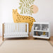Premium 4-in-1 Convertible Baby Crib Toddler Daybed Full-Size Kids Bed
