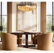 Handcrafted Solid Oak Wood Modern Round Dining Table - Customizable Sizes