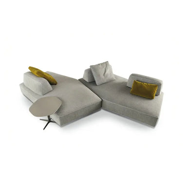 Modern Light Luxury Velvet Modular L-Shape Sofa Set for Living Room Comfort