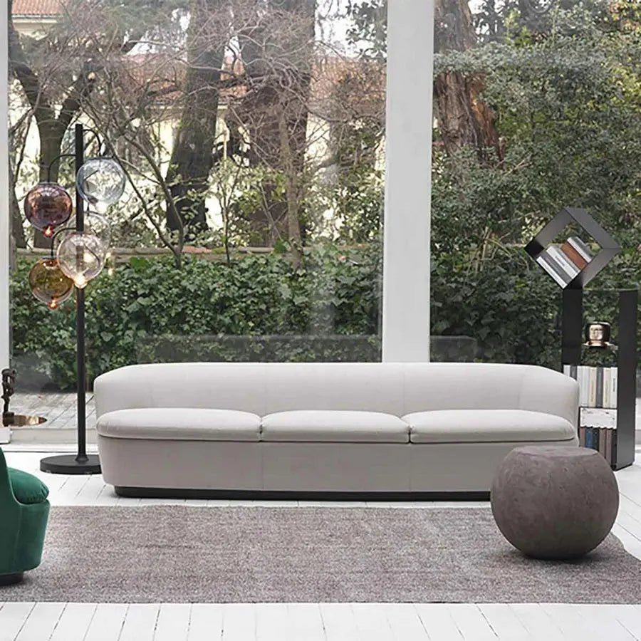 Modern Japanese Boucle Sofa Set: Luxurious 2 & 3 Seater Living Room Couch