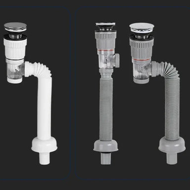 Versatile Pop-Up Drain Stopper for Bathroom Sinks, Overflow Feature