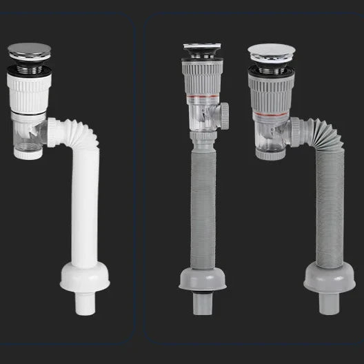 Versatile Pop-Up Drain Stopper for Bathroom Sinks, Overflow Feature