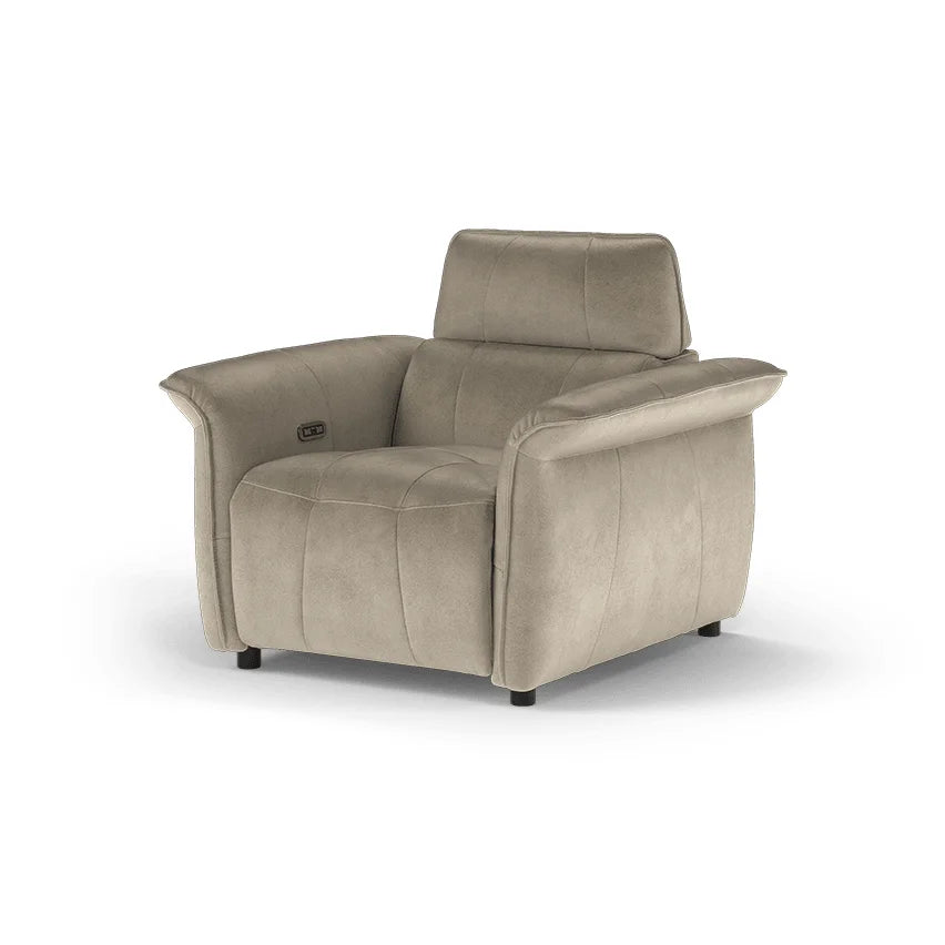 Plush Power Reclining Love Seat Sofa, Integrated Cupholders & Storage Console