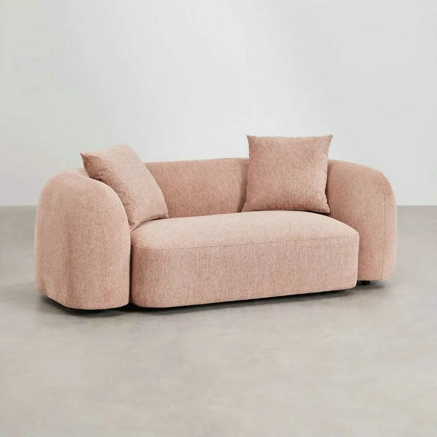Plush Modern Sherpa Fabric Sectional Sofa for Living Room Lounges