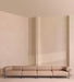 Modern Aluminum Alloy Outdoor Sofa Chaise with Plush Fabric Cushions for Home & Hotel