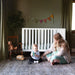 Versatile 5-in-1 Convertible Crib: Toddler, Daybed, Full-Size, 3 Height Adjustments