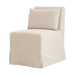 Washable Linen Desk Chair with Cushion for Dining Room or Accent Seating